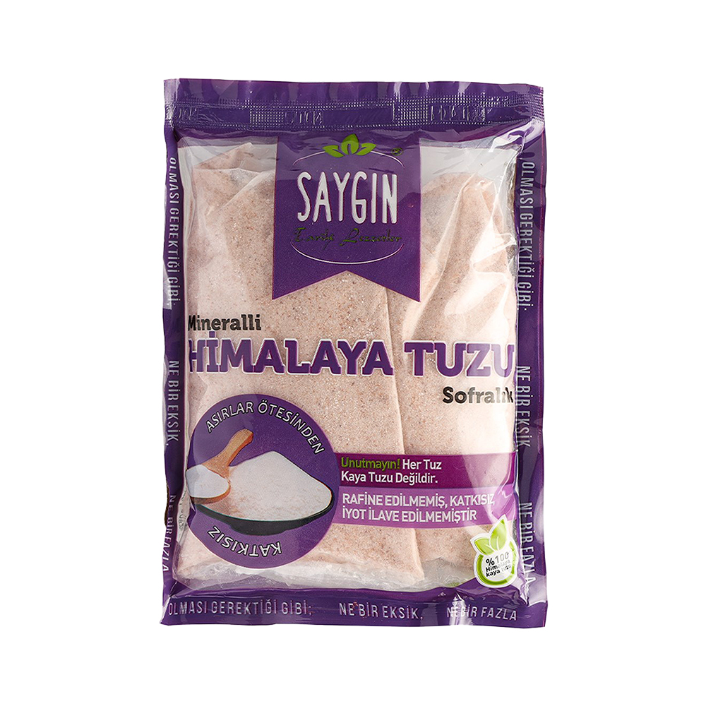 Saygın Mineralli Himalaya Tuzu Sofralık (500 g)