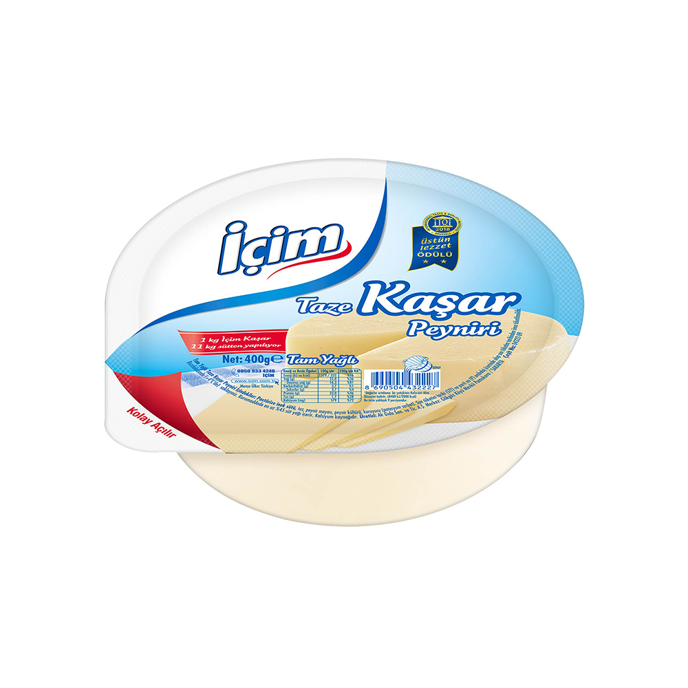 İçim Tam Yağlı Taze Kaşar Peyniri (400 g) ❌❌❌