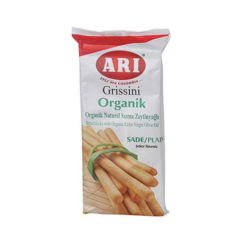 Arı Organik Naturel Sızma Zeytinyağlı Sade Grissini (125 g)
