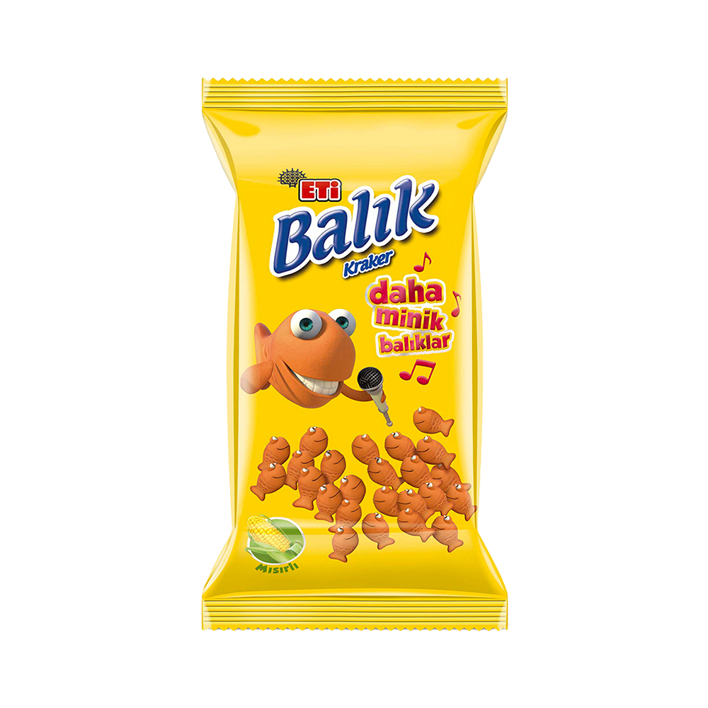 Eti Balık Kraker Mısırlı (70 g)