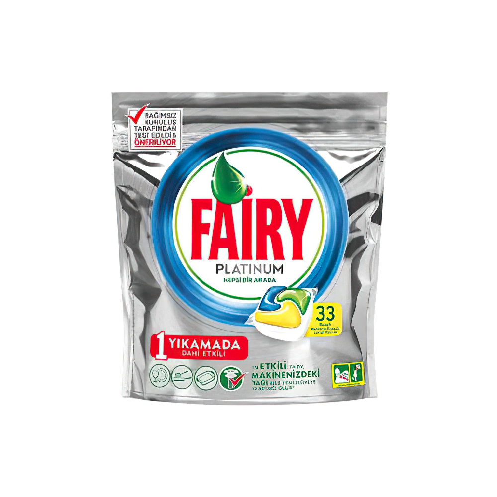 Fairy Platinum Hepsi Bir Arada Makine Tableti (33'lü)
