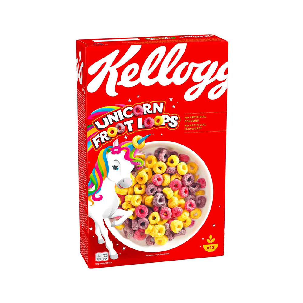 Kellogg's Froot Loops Mısır Gevreği (375 g)