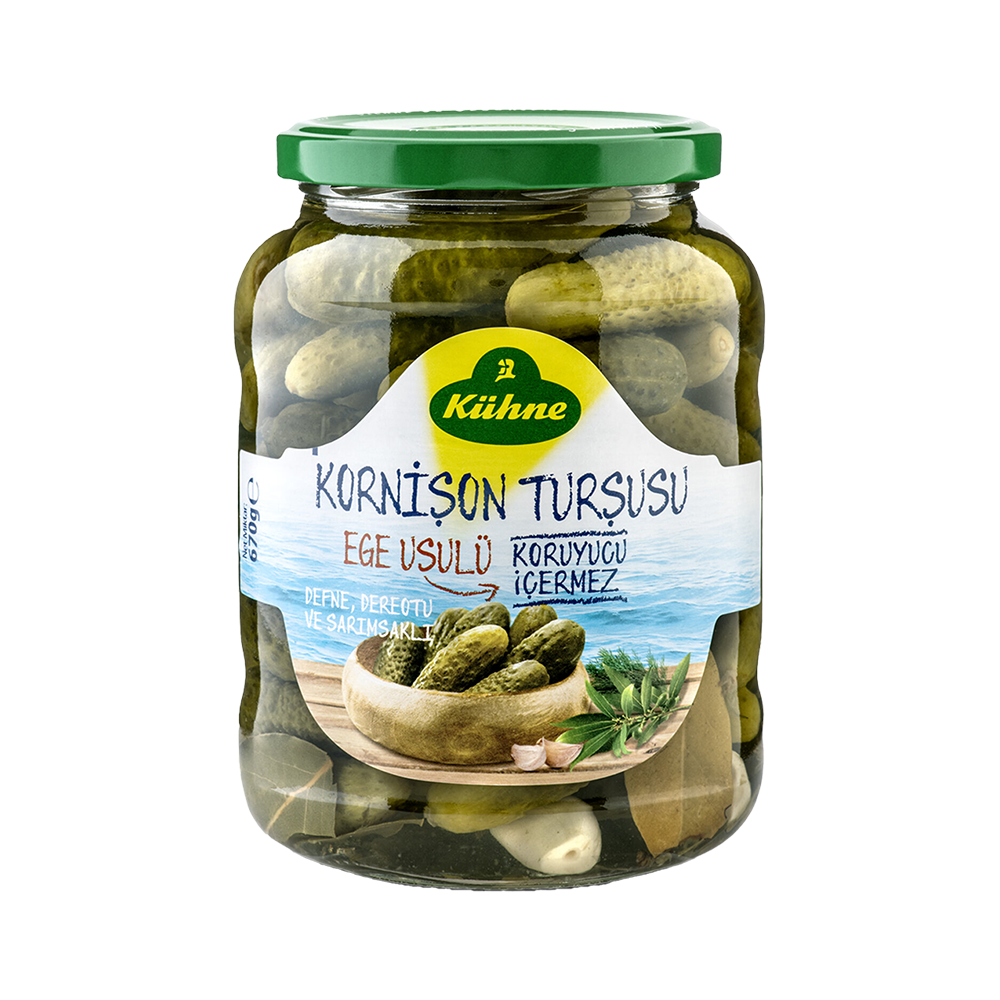 Kühne Ege Usulü Kornişon Turşusu (670 g)