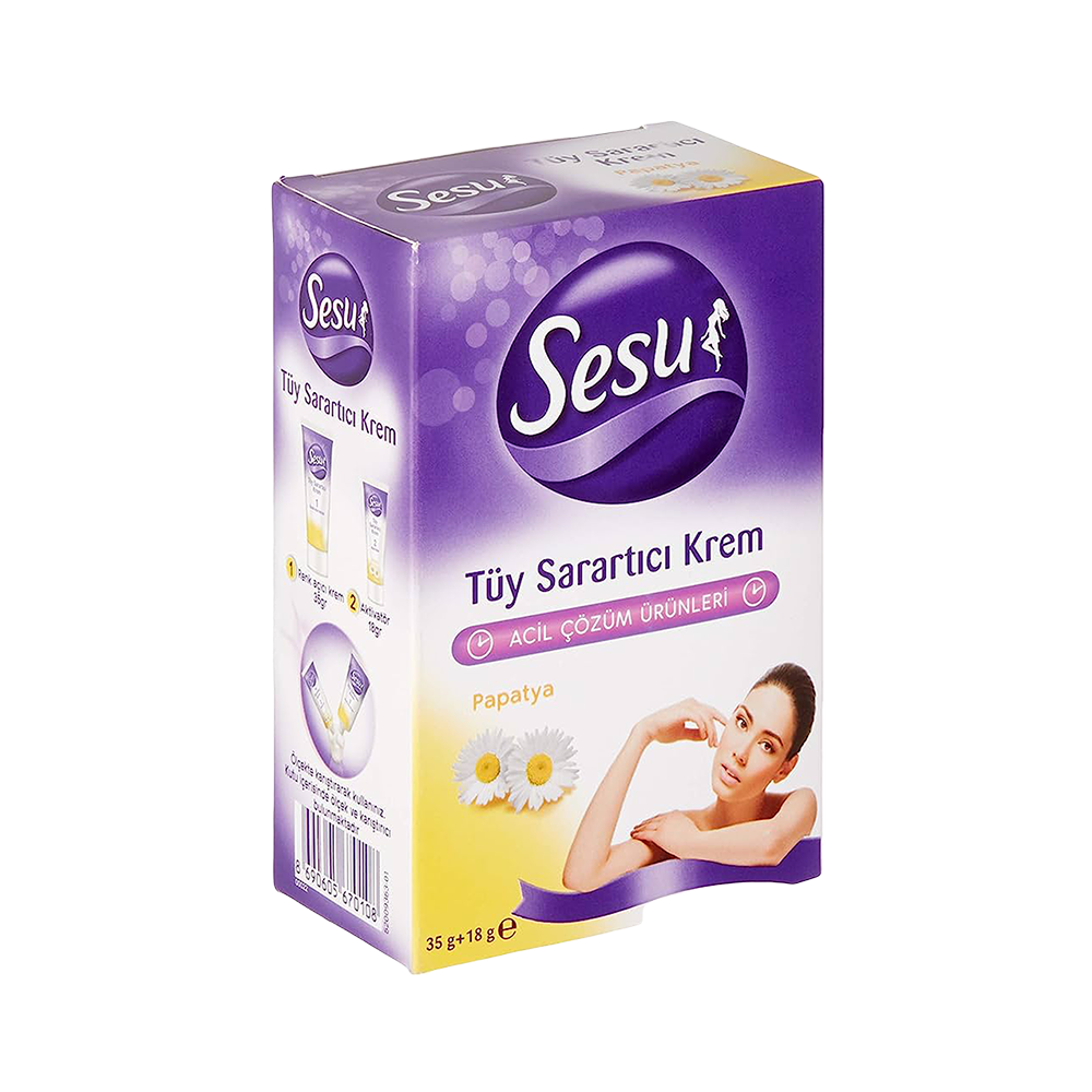 Sesu Tüy Sarartıcı Krem (35 + 18 g)