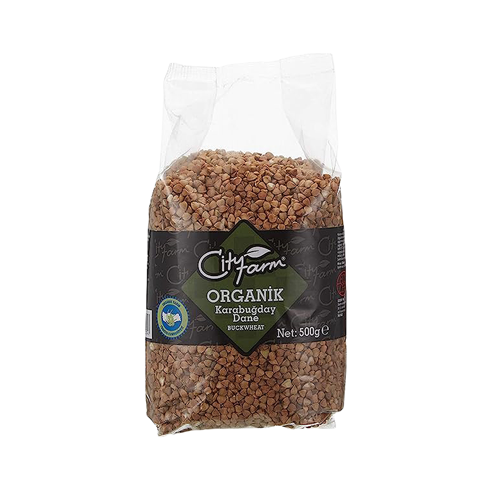 City Farm Organik Kavrulmuş Karabuğday Dane (500 g)