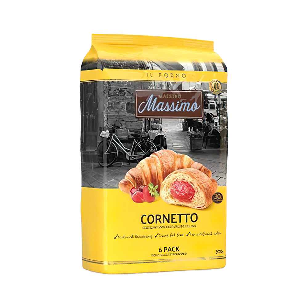 Maestro Massimo Kruvasan Kırmızı Meyveli (6 x 50 g)