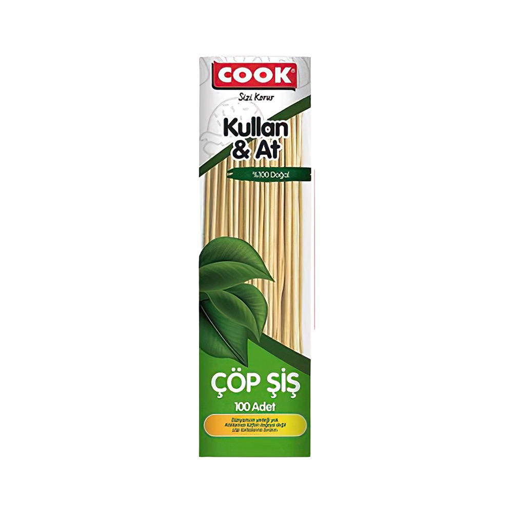 Cook Çöp Şiş 25 cm (100'lü)