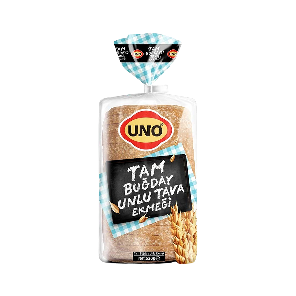 UNO Tam Buğday Unlu Tava Ekmeği (520 g)