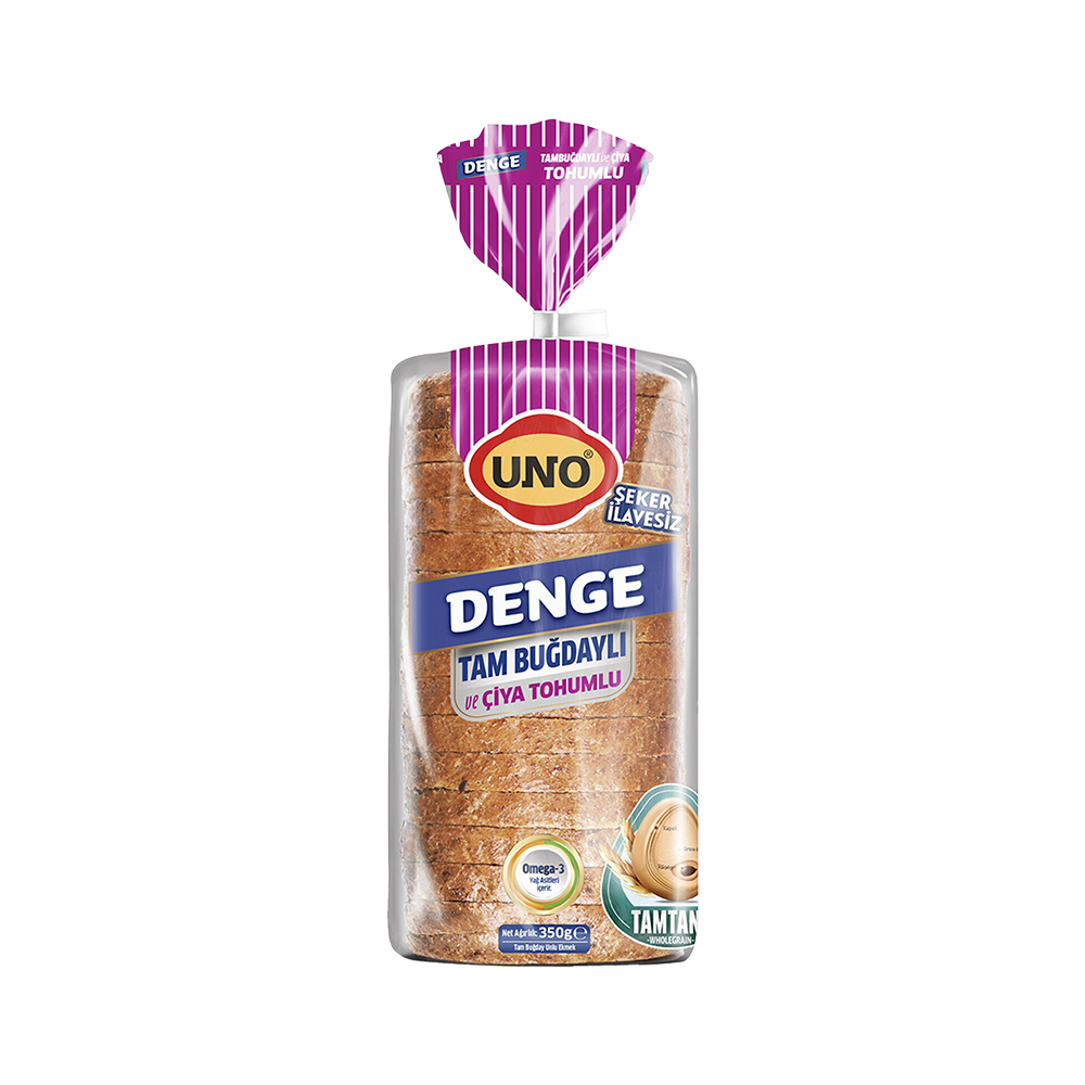 UNO Denge Tam Buğdaylı ve Çiya Tohumlu Ekmek (350 g)