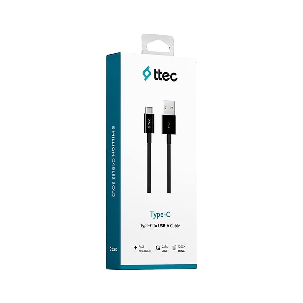 ttec Type C Siyah USB Kablo 2Dk12S