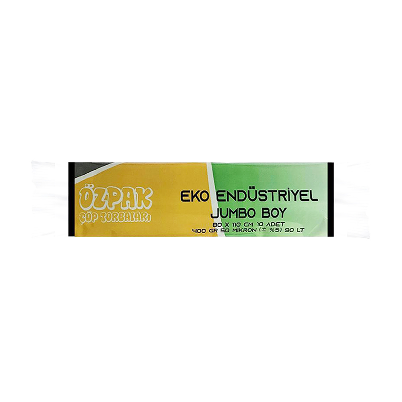 Özpak Eko Endüstriyel Jumbo Çöp Poşeti (10'lu)