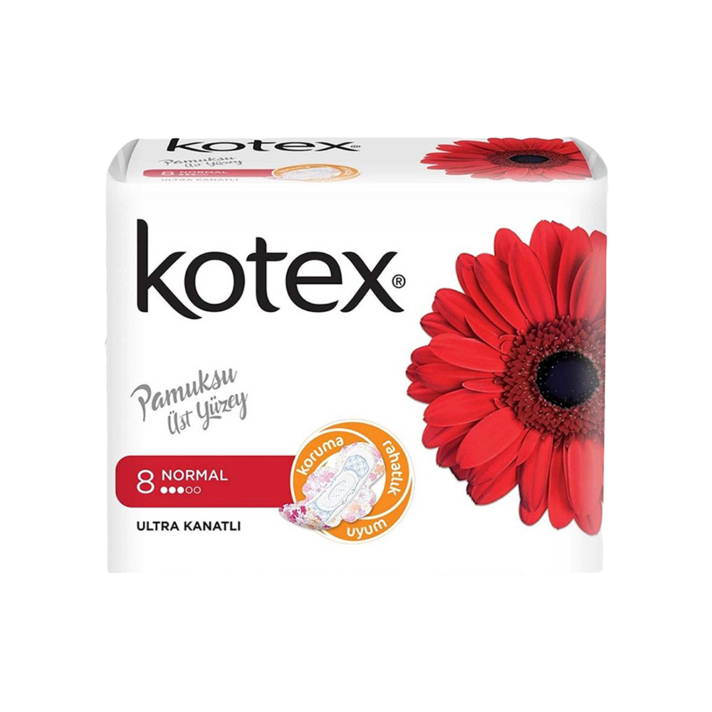 Kotex Ultra Kanatlı Ped Normal Boy (8'li)