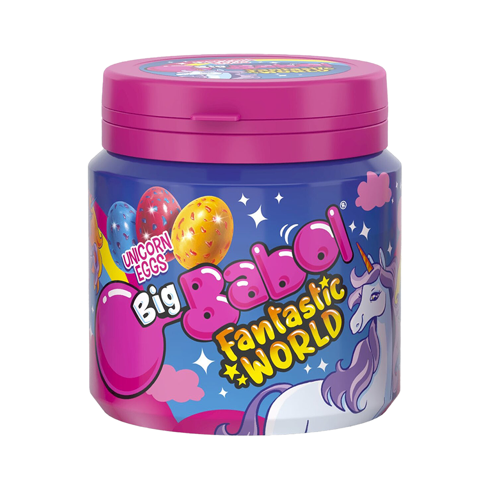 Big Babol Fantastik Dünya Çilek Muz Yaban Mersinli Sakız (90 g)