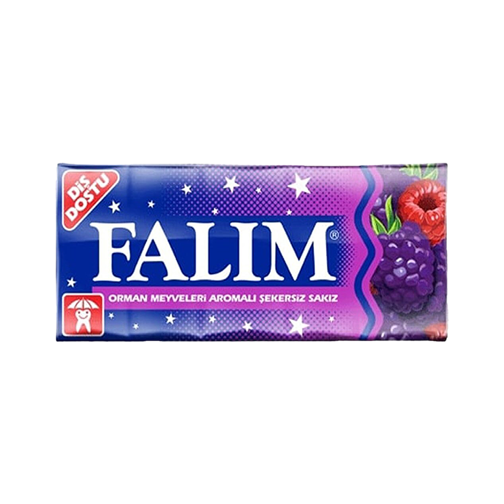 Falım Orman Meyveleri Aromalı Şekersiz Sakız (5'li)