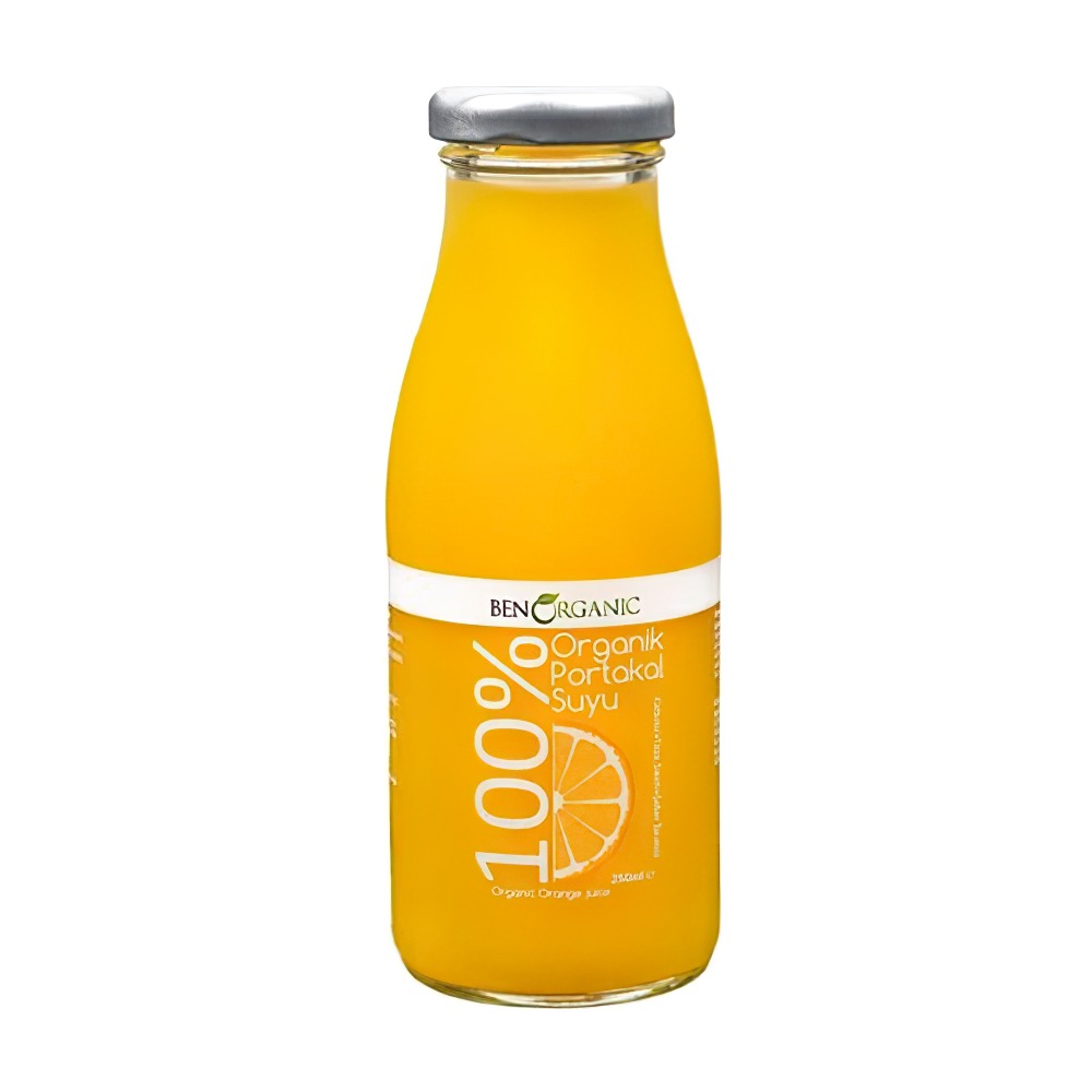 BenOrganic %100 Organik Portakal Suyu (250 ml)