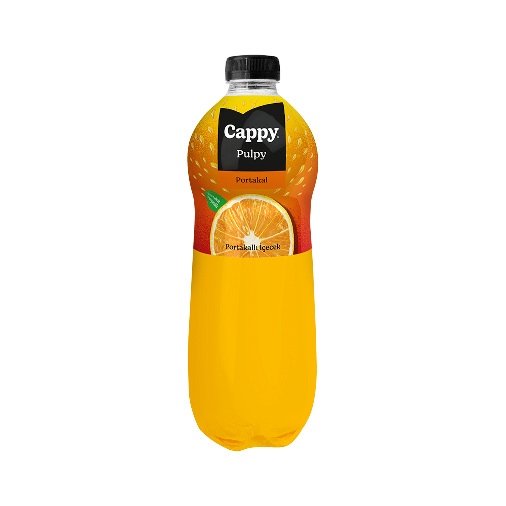 Cappy Pulpy Portakal Parçacıklı Meyve Suyu (1 L)