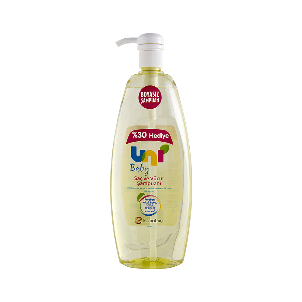 Uni Baby Saç ve Vücut Şampuanı (900 ml)