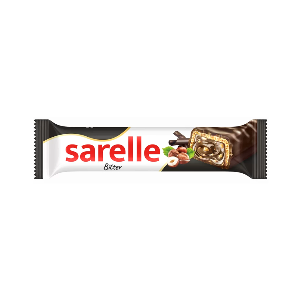 Sarelle Bitter Çikolatalı Gofret (33 g)