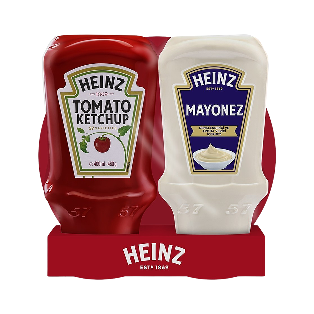 Heinz Acılı Ketçap + Mayonez (460 + 400 g)