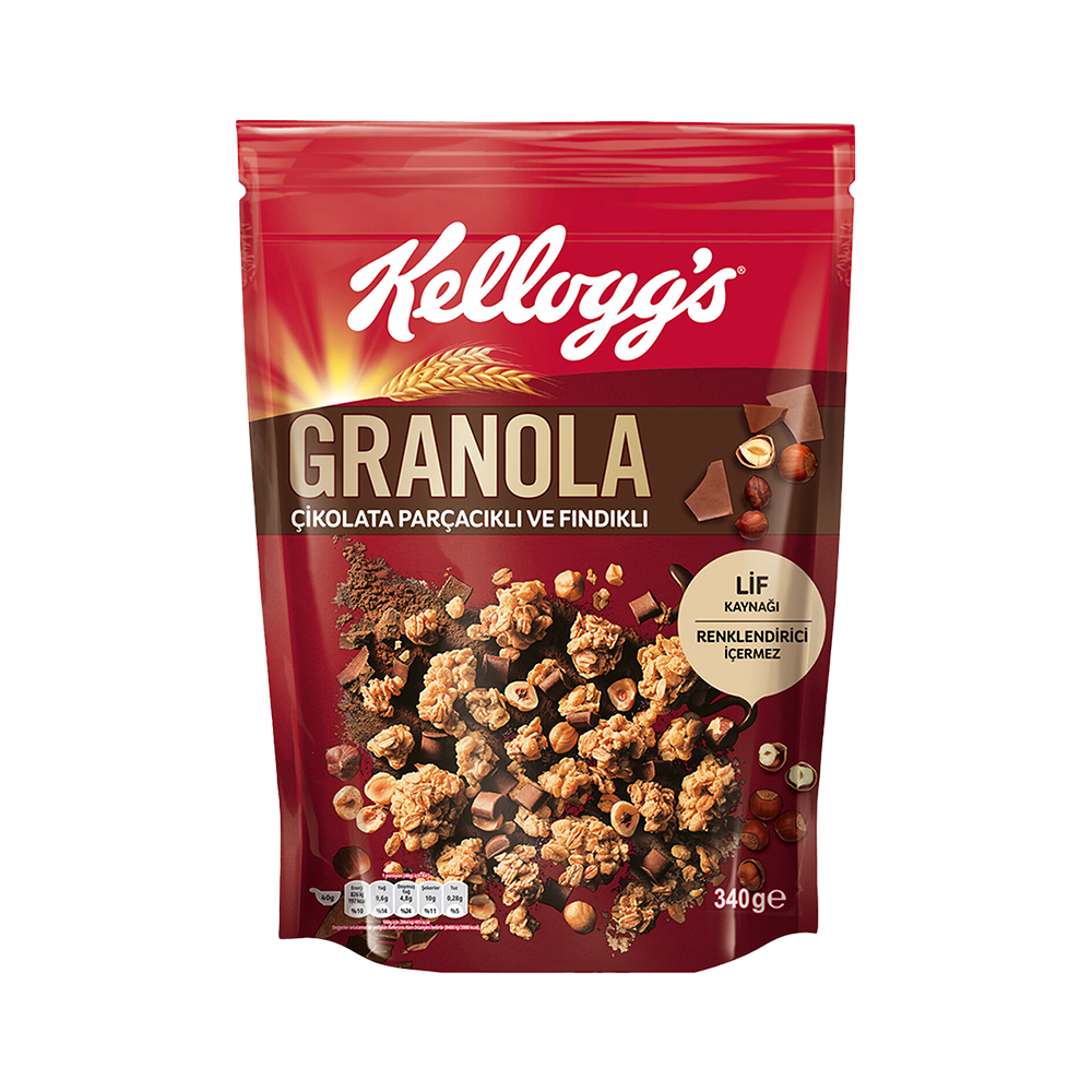 Kellogg'S Granola Çikolata Fındık (340 g)