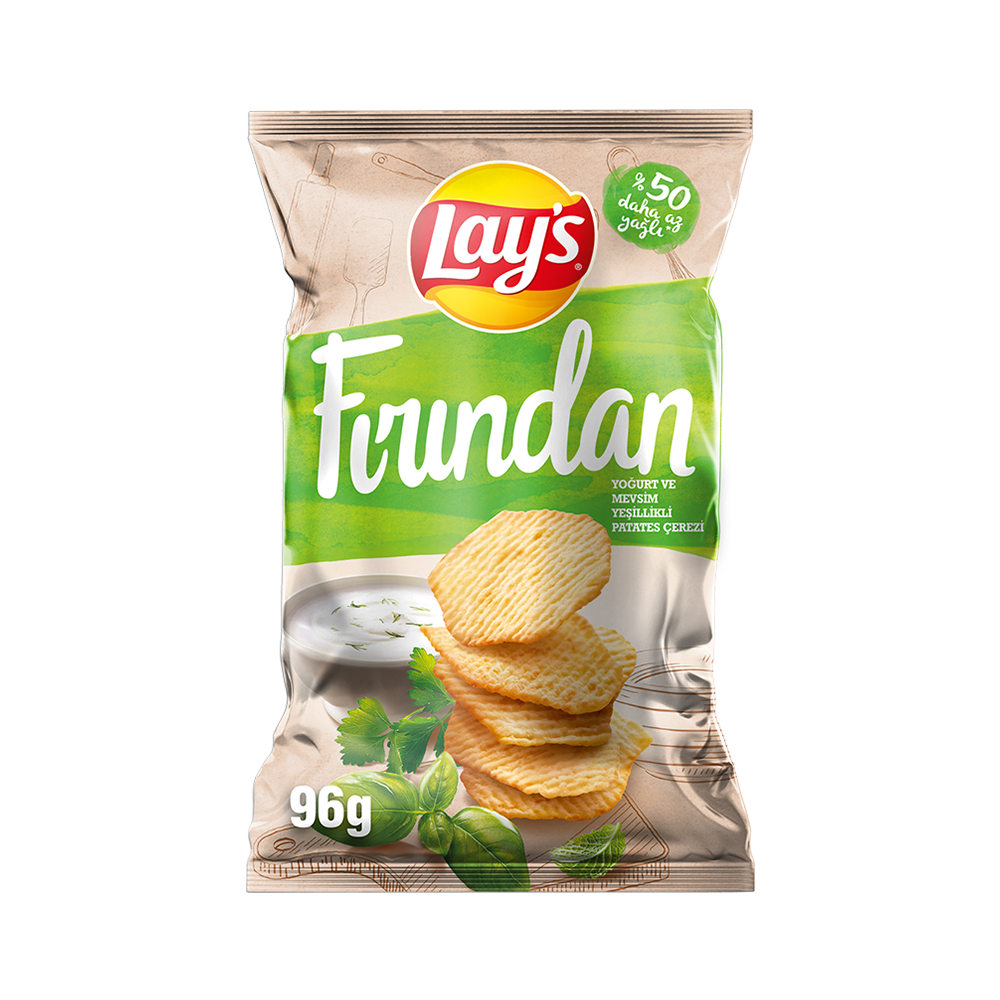 Lay's Fırından Yoğurt ve Mevsim Yeşillikli (96 g)