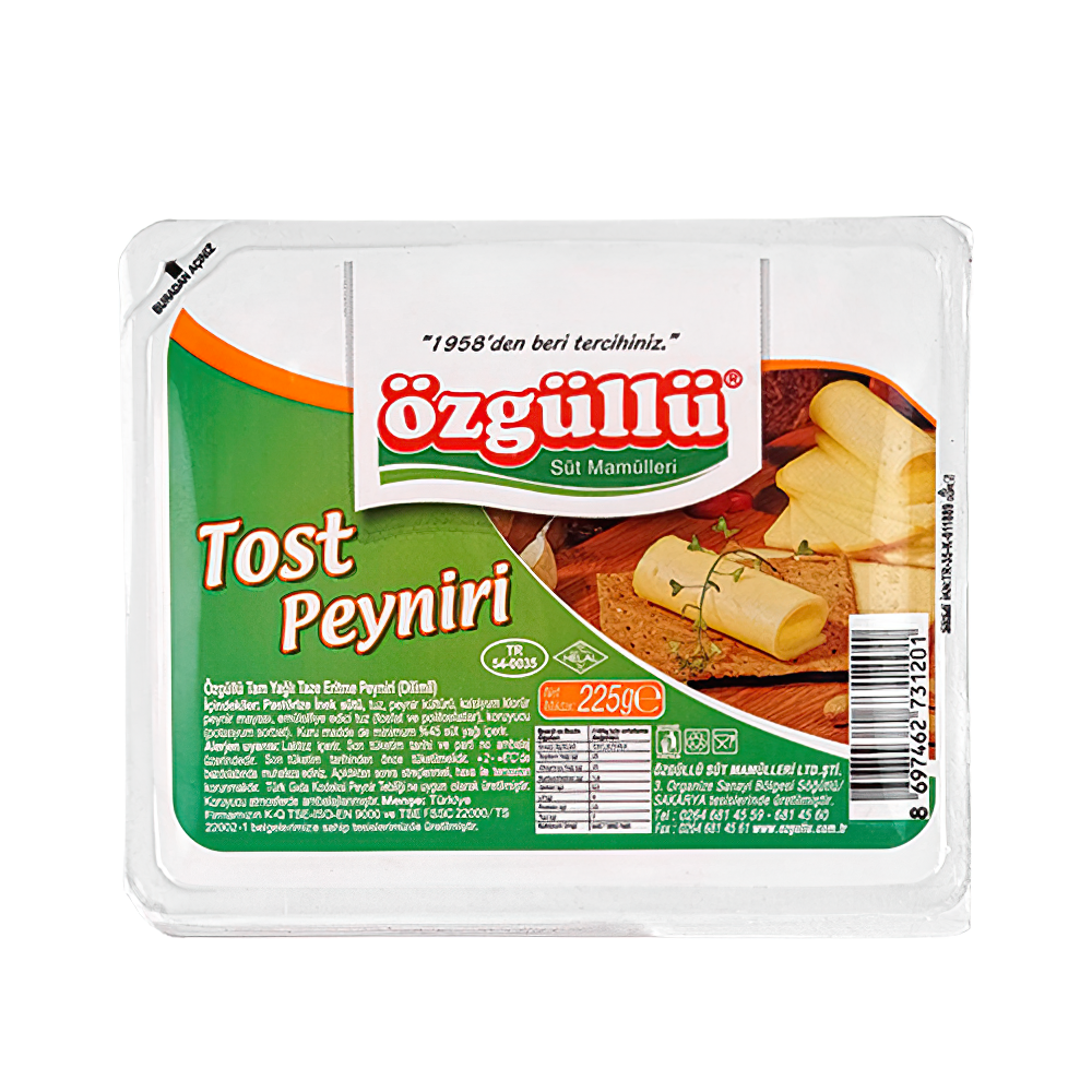 Özgüllü Dilim Kaşar (225 g)