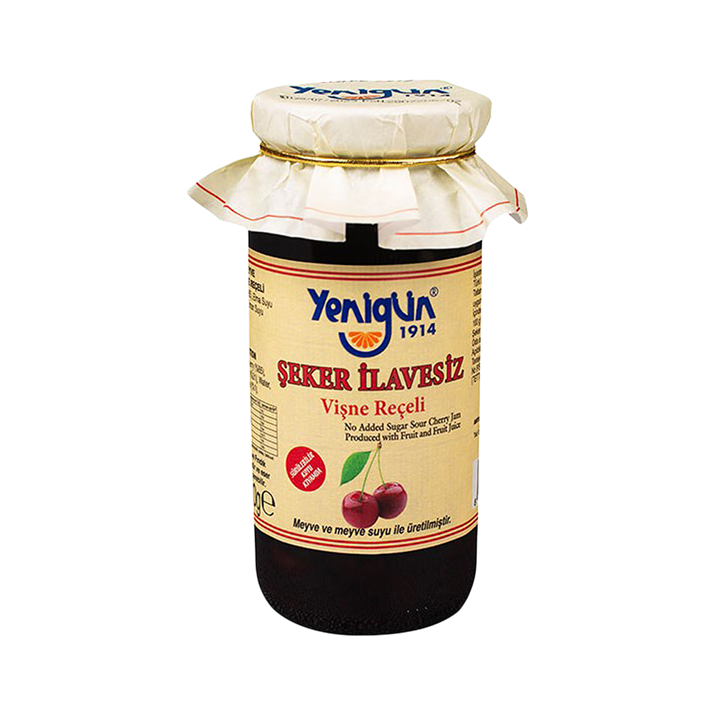 Yenigün Şeker İlavesiz Vişne Reçeli (290 g)