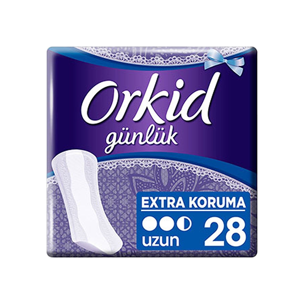 Orkid Günlük Ped Uzun Ekonomik Paket (28'li)