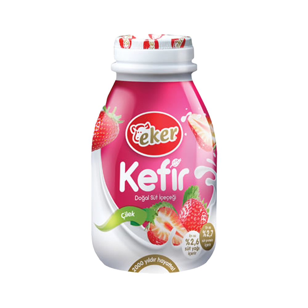 Eker Çilekli Kefir (200 ml)