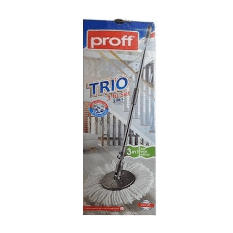 Proff Trio Set Sap Mop Kapak (3'lü)
