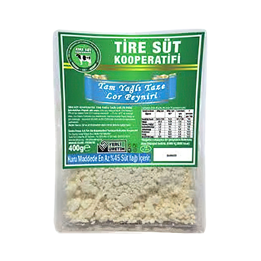 Tire Süt Kooperatifi Tam Yağlı Taze Lor Peyniri (400 g) ❌❌❌