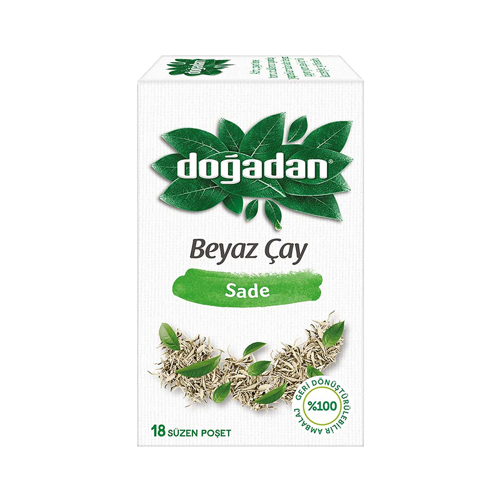 Doğadan Sade Beyaz Çay (18'li)