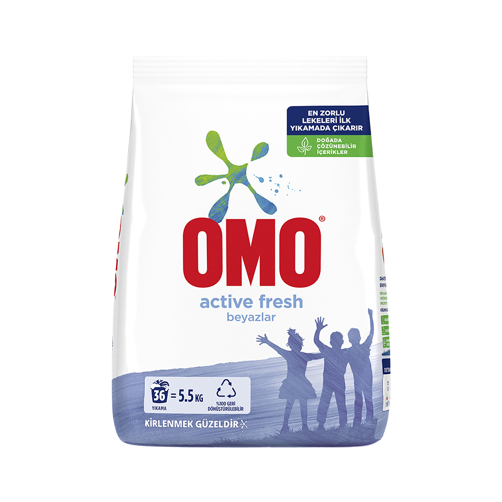 Omo Active Fresh Toz Deterjan (5,5 kg)