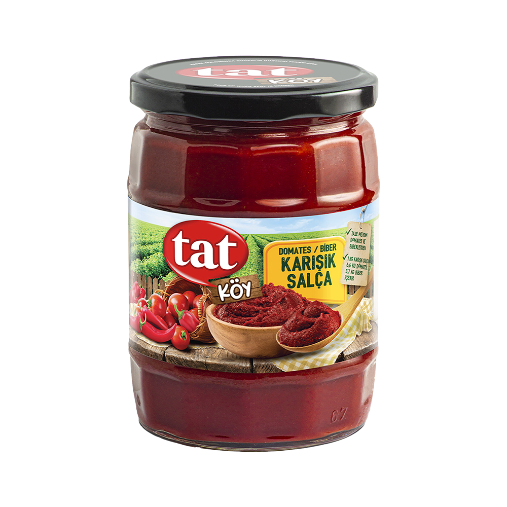 Tat Köy Antep Tipi Domates Biber Salçası (560 g)