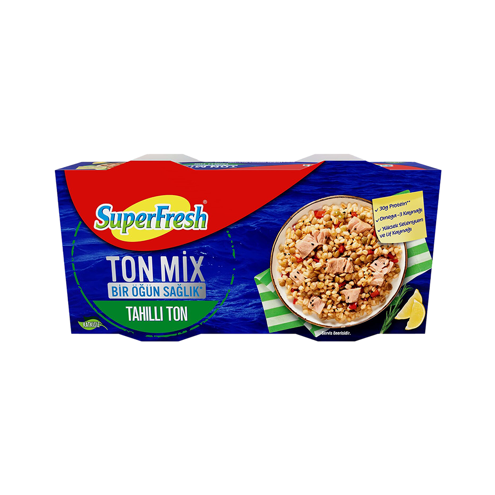 SuperFresh Ton Mix Tahıllı Ton (2 x 150 g)