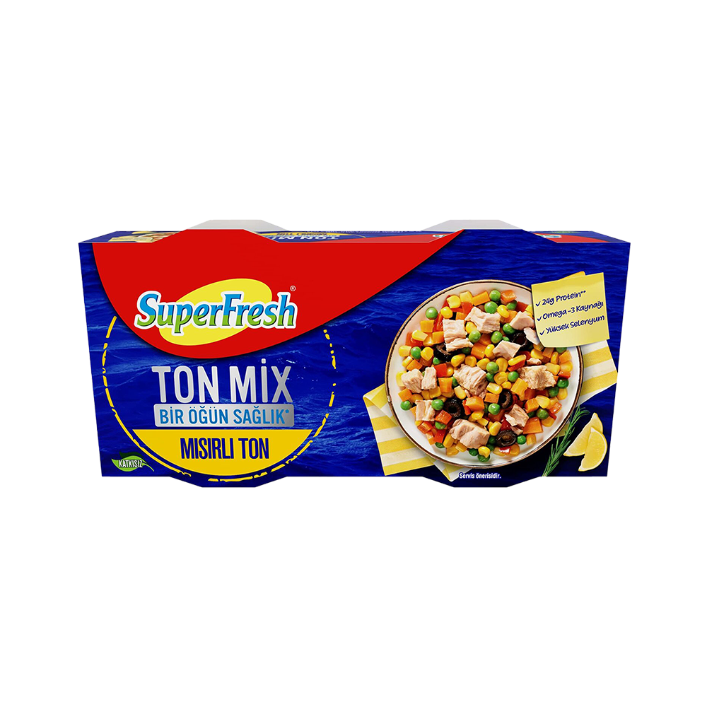 SuperFresh Ton Mix Mısırlı Ton (2 x 150 g)