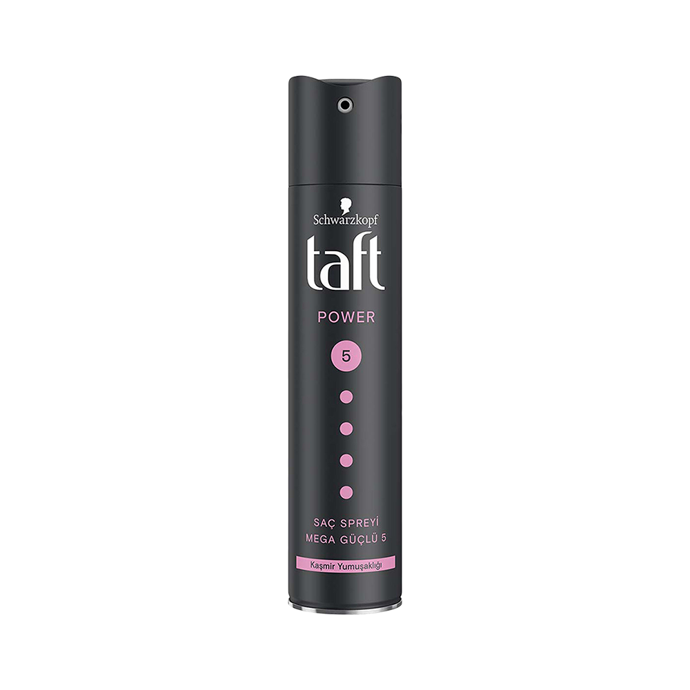 Schwarzkopf Taft Power Mega Güçlü Tutuş ve Kaşmir Dokunuşu Etkili Saç Spreyi (250 ml)