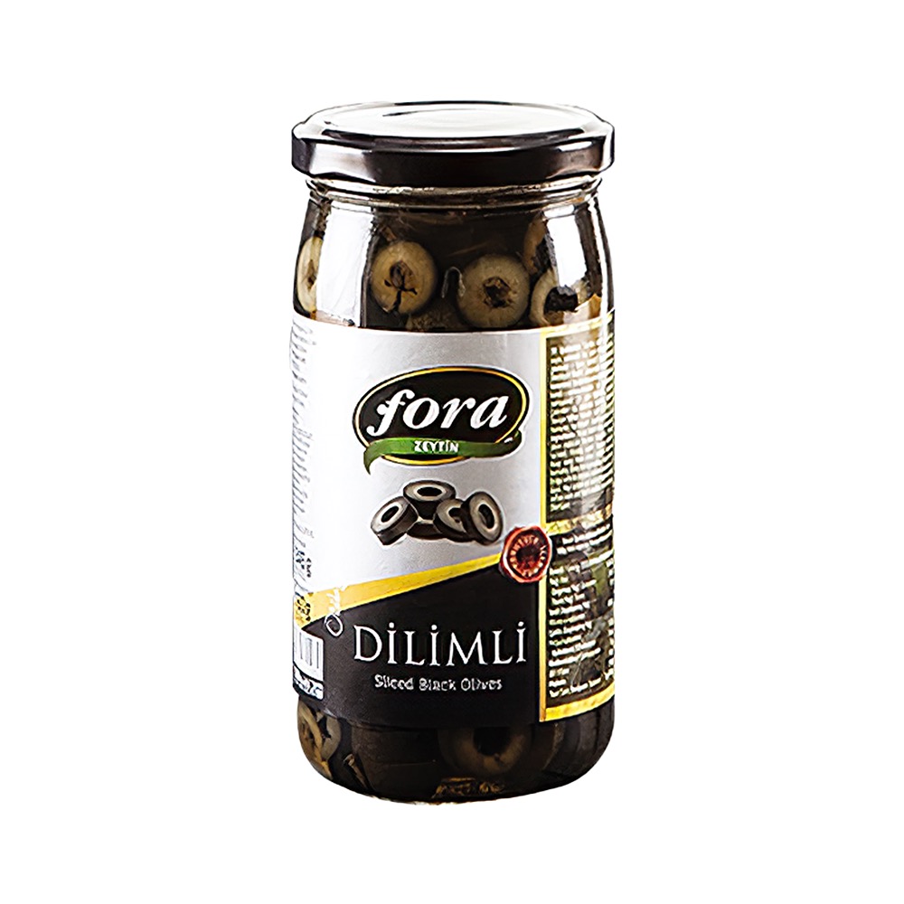 Fora Dilimli Siyah Zeytin (160 g)