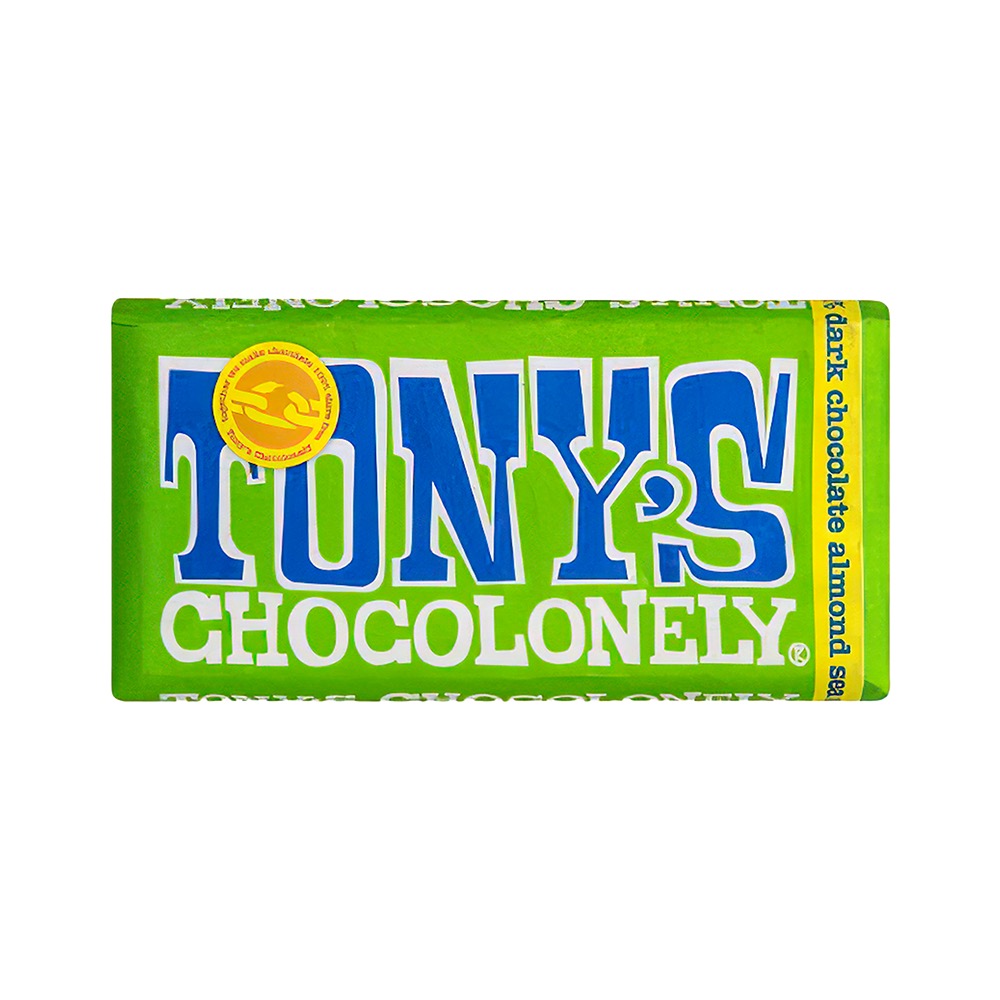 Tony's Bademli ve Deniz Tuzlu Bitter Çikolata (180 g)
