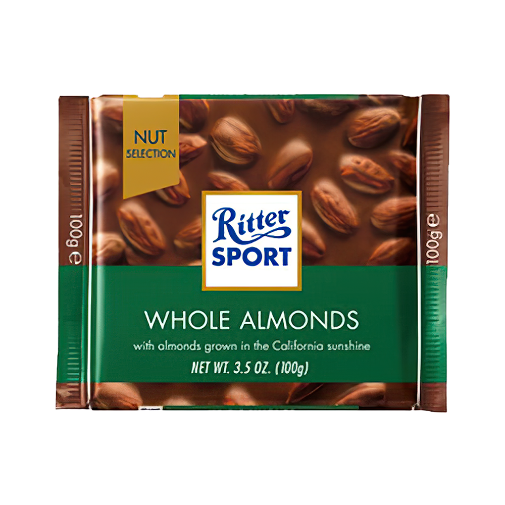 Ritter Sport Bütün Bademli Çikolata (100 g)