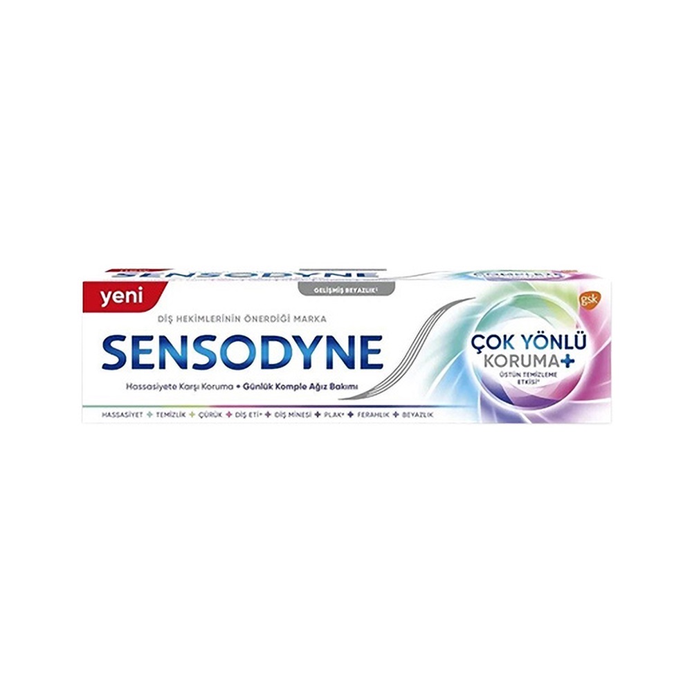 Sensodyne Çok Yönlü Gelişmiş Beyazlık Diş Macunu (75 ml)