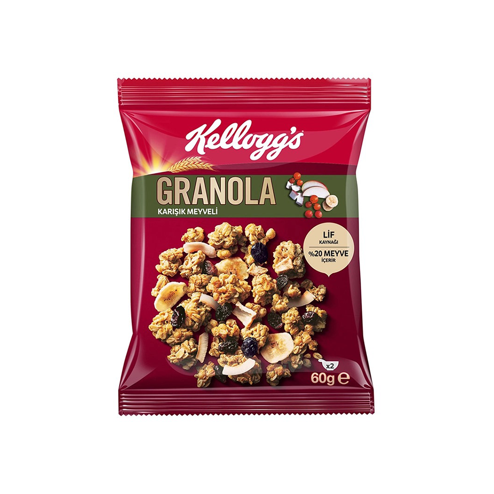 Ülker Kellogg's Granola Karışık Meyveli (60 g)