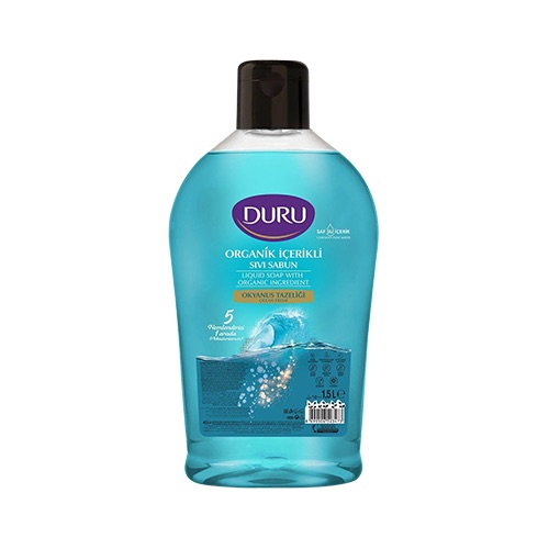 Duru Organik İçerikli Okyanus Tazeliği Sıvı Sabun (1,5 L)