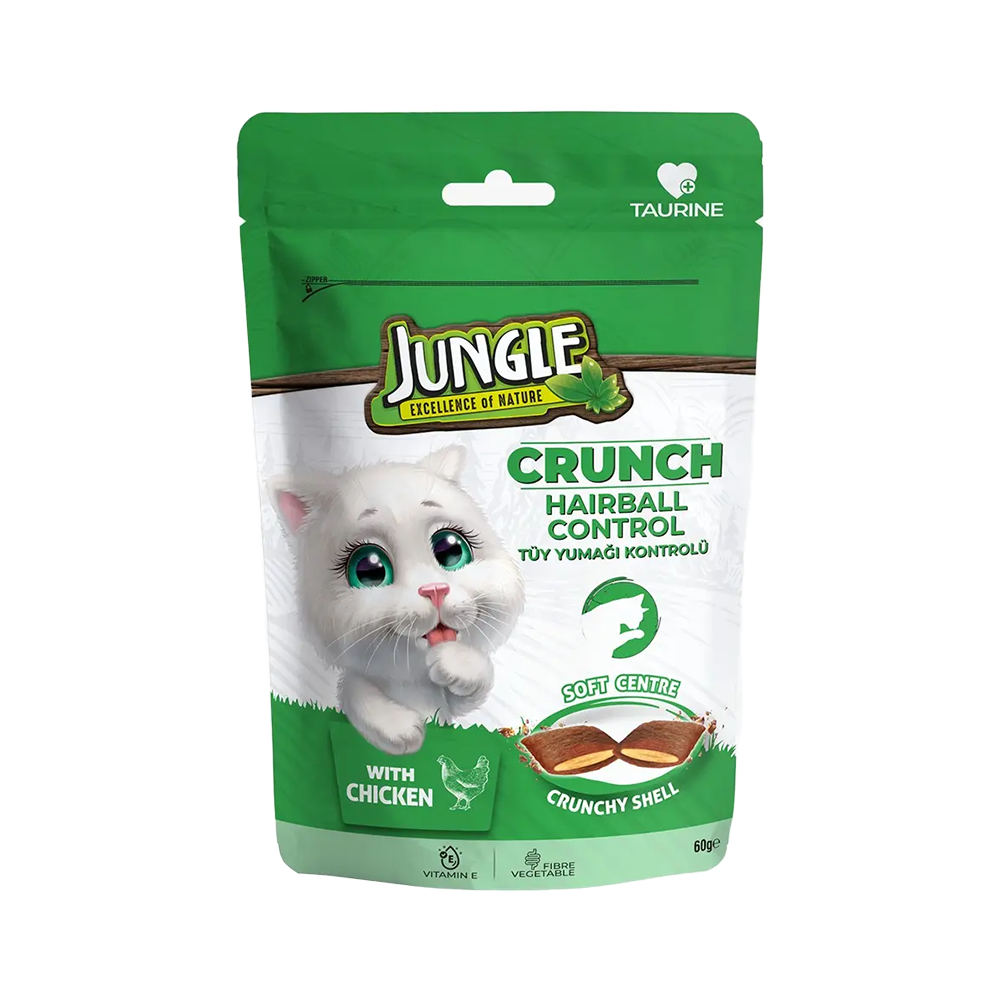 Jungle Crunch Yaşlanma Karşıtı Kedi Maması (60 g)