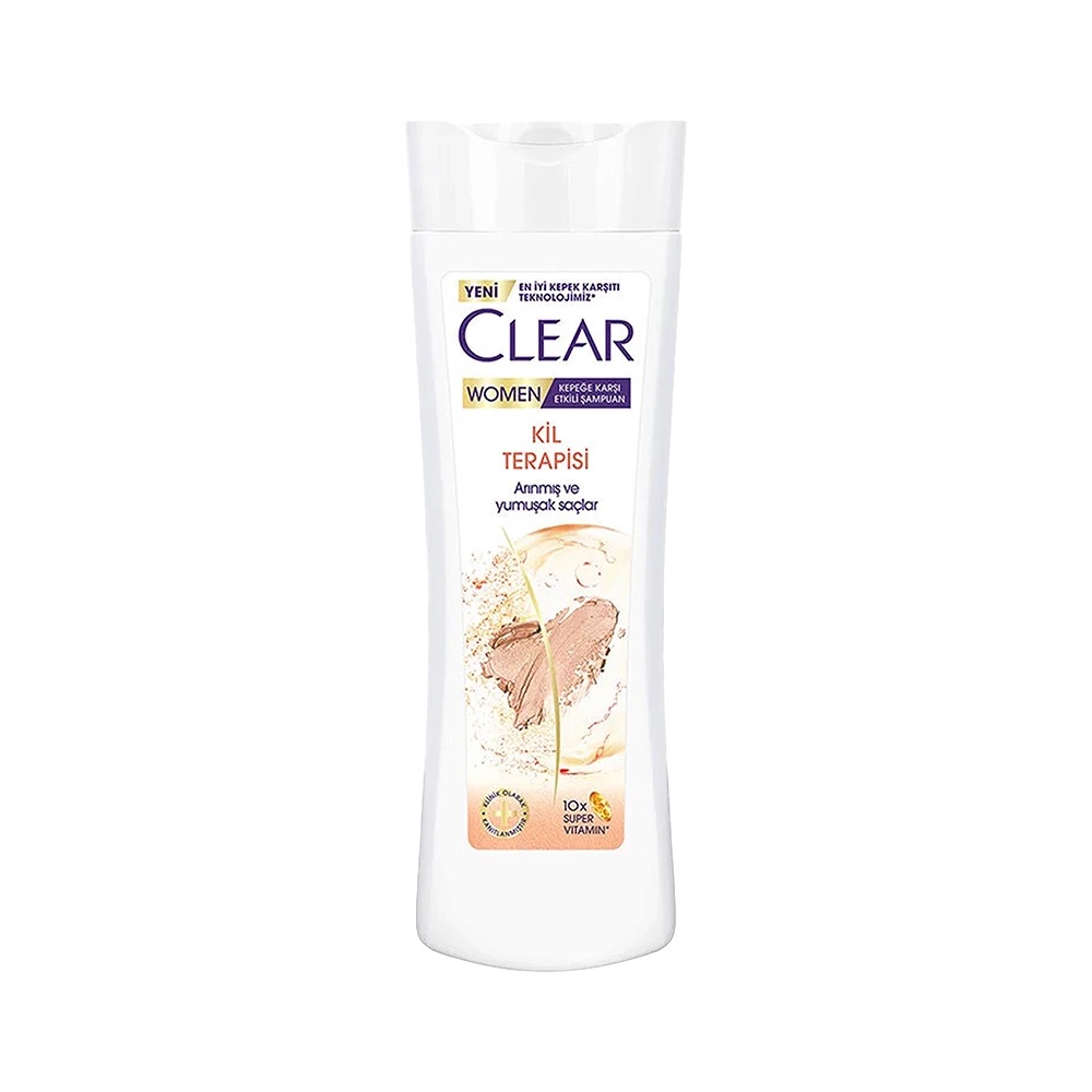 Clear Women Kil Terapisi Arınmış ve Yumuşak Saçlar Kepeğe Karşı Etkili Şampuan (350 ml)