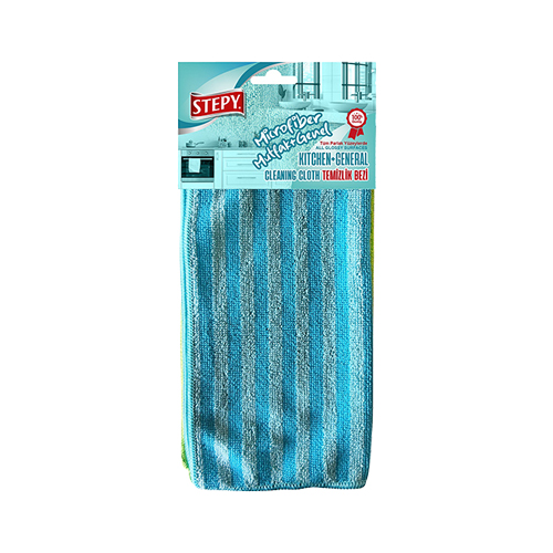 Stepy Mikrofiber Mutfak + Genel Temizlik Bezi (2'li)