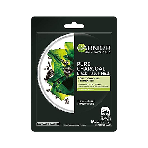 Garnier Skin Naturals Kömürlü Siyah Yosunlu Kağıt Yüz Maskesi