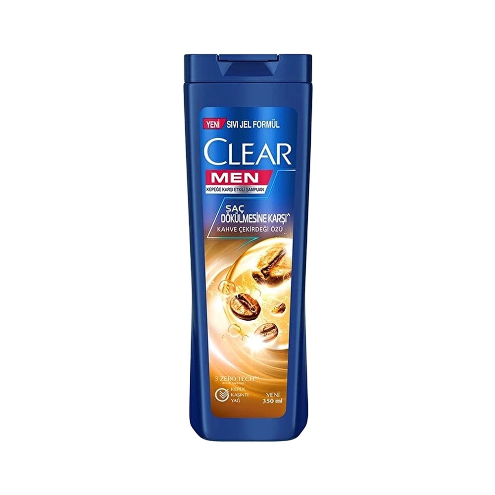 Clear Men Saç Dökülmesine Karşı Kahve Çekirdeği Özlü Şampuan (350 ml)