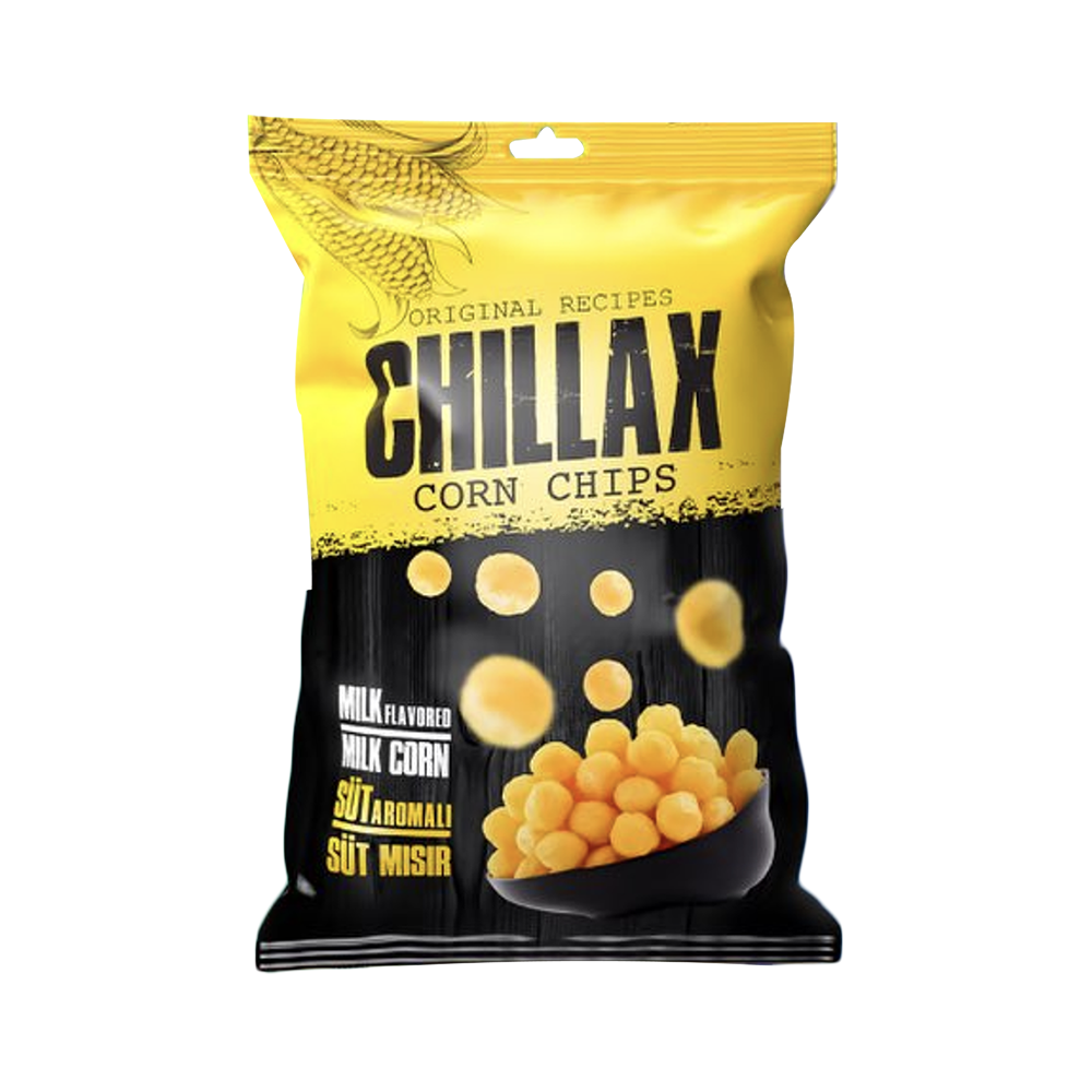 Chillax Süt Mısır Aromalı Mısır Cipsi (60 g)