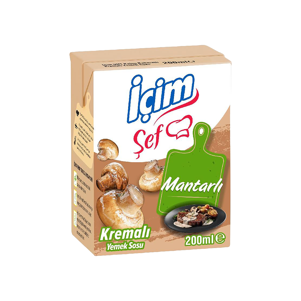 İçim Mantarlı ve Kremalı Yemek Sosu (200 ml)